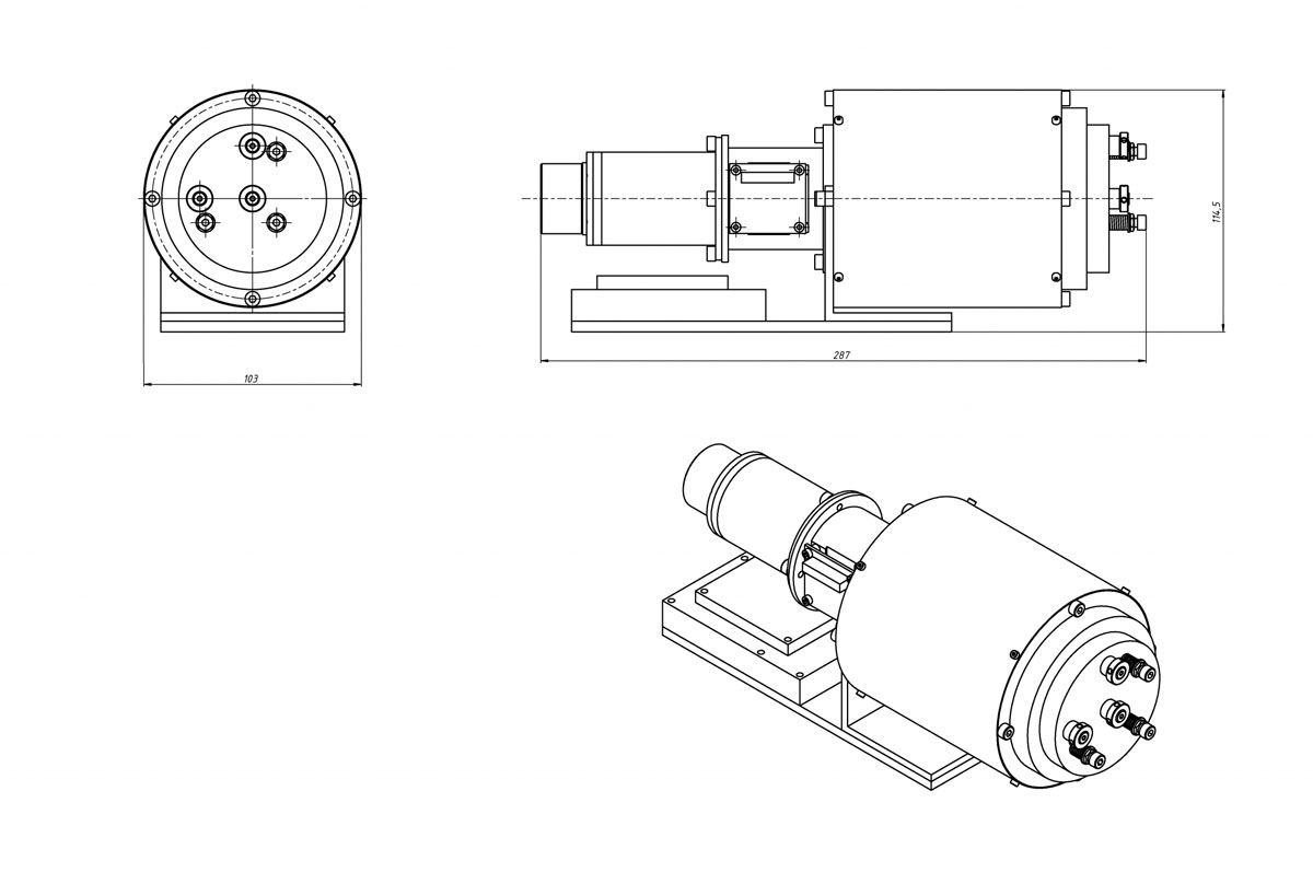 Камера гиперспектральная ОЛ-ГСК-103